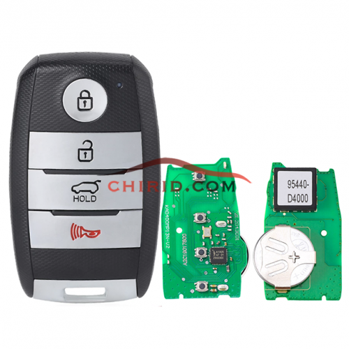 2016-2020  Kia Optima keyless-go 4 Button 433MHz ID47/HITAG 3 Transponder 95440-D4000/D5000