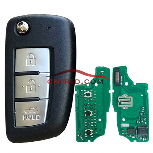 Nissan 3 buttons remote key with 4A (HITAG AES) with 433mhz for X-Trail