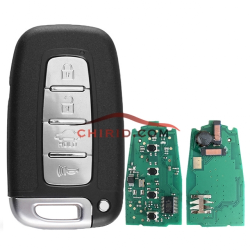 Hyundai 4 button  keyless 7952 chip remote key 434mhz