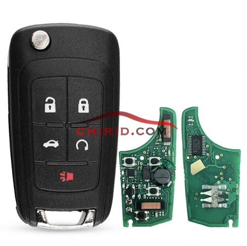 opel keyless 4+1 button remote key with 315mhz 7952chip