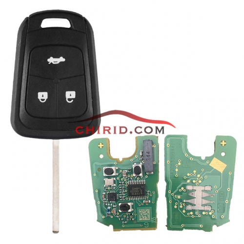 Original Opel 3 button remote key with 433mhz, chip :7937E chip the PCB is original , shell is After-market  5WK model