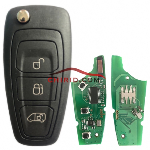 Ford Transit Flip Remote Key 3 Button 434MHz and 49 Chip HITAG Pro  Part No: GK2T-15K601-AB