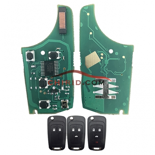 Opel unkeyless remote key with 433MHZ with 7941 chip 2;3;3+1button key, please choose which key shell in your need