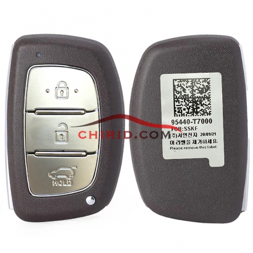 Genuine Hyundai 2021 Smart Key Remote 4 Buttons 433MHz and ID47 chip/ HITAG3   95440-T7000