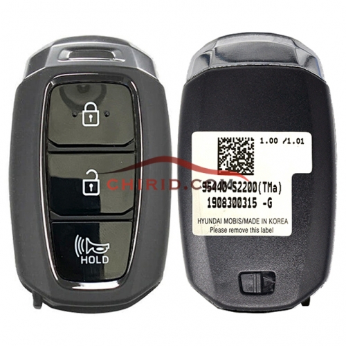 Original/Genuine Hyundai Santa Fe 2020 Smart Key Remote 3 Buttons 433mhz and ID47 chip/ HITAG 3 95440-S2200