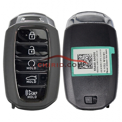 Original/Genuine 2021 Hyundai Elantra 5-Button Smart Key 433.92MHz and 6A  PN:95440-AA000