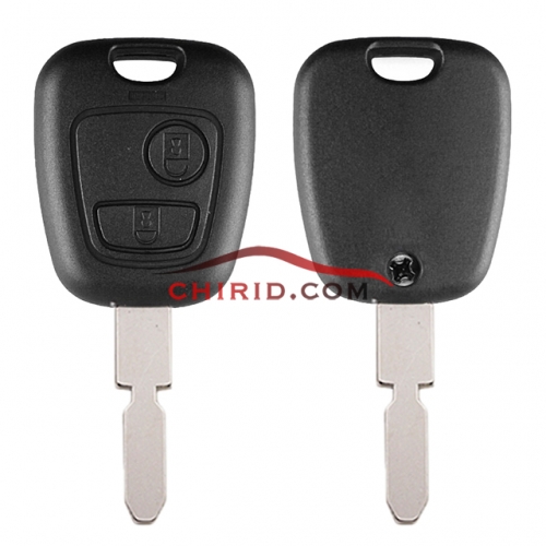 Citroen 2 button remote key with 46 chip PCF7961 chip-434mhz 406 blade