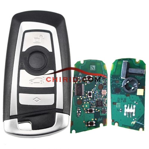 Original BMW CAS4 F system 4 button keyless remote key 7953 Hitag Pro chip with  868mhz Original PCB board and aftermarket key shell