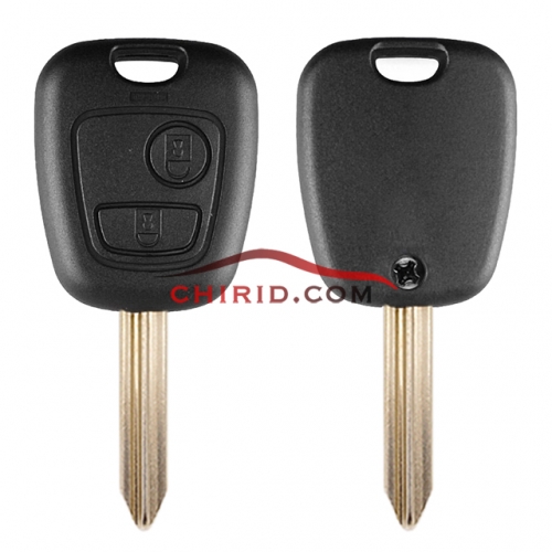 Citroen 2 button remote key with 46 chip PCF7961 chip-434mhz SX9 blade