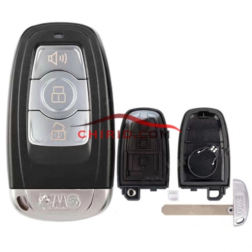 Great Wall H6 3 button remote key shell