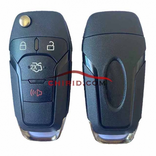 2015 - 2020 Ford F-150 F-250 3+1 button remote  key with Hitag pro chip-868mhz  with HU101 blade FCCID:N5F-A08TDA