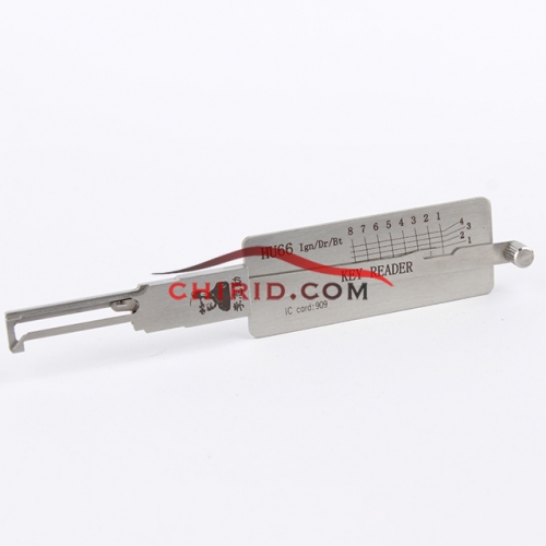 VW,Seat,Skoda HU66 2 In 1 lock pick and decoder used for  VW series，Audi series，Porsche series