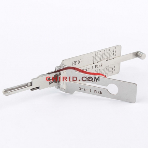 Hyundai HY16/ HYN14 new car decoder and lockpick combination   genuine !  used for Hyundai ,  new elantra;freddy