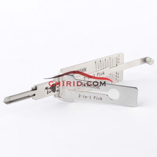 Lishi HON58R lock pick and decoder  together  2 in 1 used for Honda motorcycle