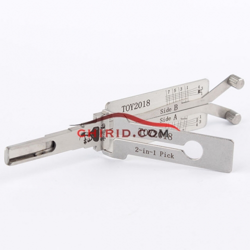 TOY2018  Lishi 2 in 1 decode and lock pick for Toyota