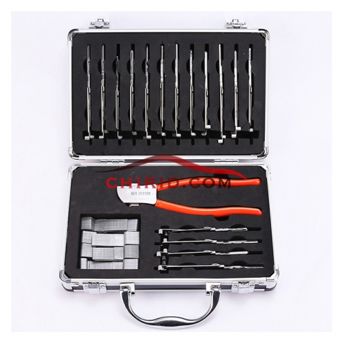 16pcs/set Original Lishi  2 in 1 decoder and lockpick tool  with 1 Cutter for Car Lock