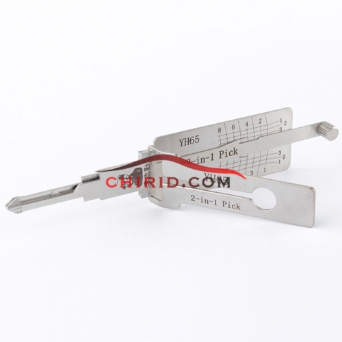 YH65 lishi 2 in 1 decode and lockpick for Yamaha Motorcycle key