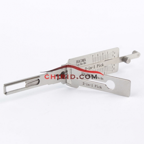 HAIMA lishi 2 in 1 decode and lockpick for Seahorse car internal milling groove China Zotye z100 Cloud 100