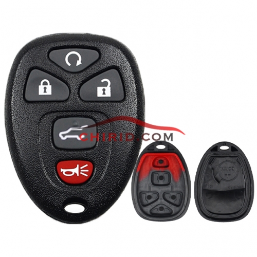 Buick 4+1 button remote key blank