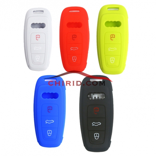 Audi A8 3 button silicon case  Please choose which color you like