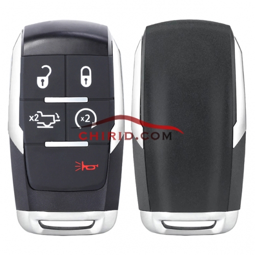 2019 Dodge RAM 1500 Smart Key 433 Mhz 4+1buttons PCF7939M/HITAG AES/4A chip FCCID:OHT-4882056