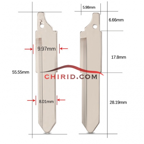 Mazda small key blade