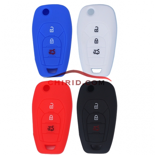 Chevrolet 3 button silicon case  Please choose which color you like