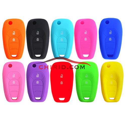 Chevrolet 2 button silicon case  Please choose which color you like