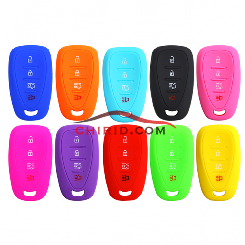 Chevrolet 4 button silicon case  Please choose which color you like