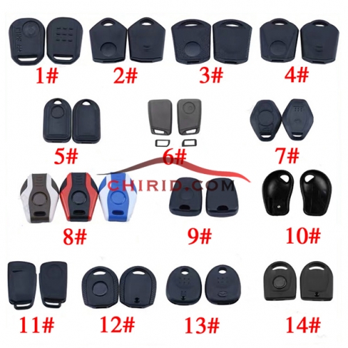 KD universal  transponder key shell, can put all DIY blade , Total 11 types, please choose which one you like