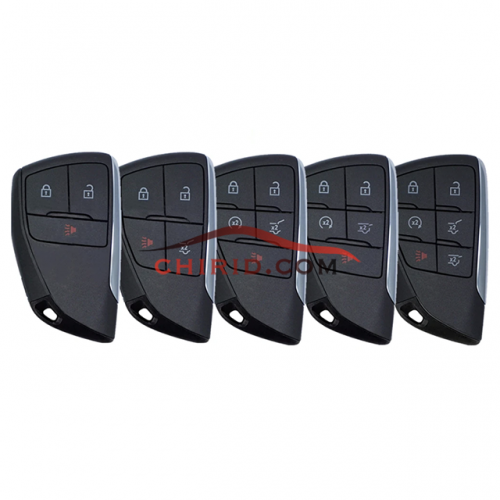 Chevrolet keyless-go   remote key with 433mhz and 49 chip,FCC ID YG0G21TB2,please choose which key shell do you need ?