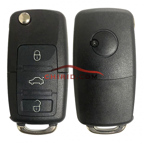 VW 3 Button remote key  1J0959753DJ   with ID48 chip-434mhz