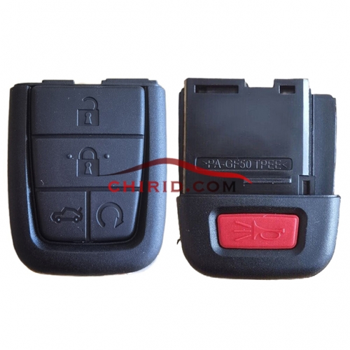 Chevrolet black 5 button remote key with 434mhz
