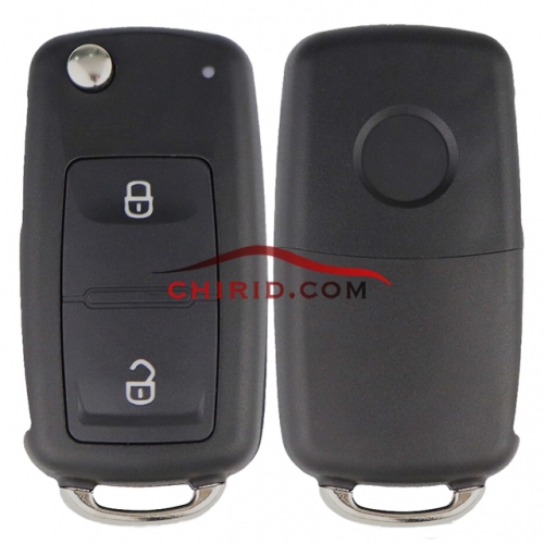 Original VW2 button remote key with 433mhz& ID48 glass chip 5K0-959-753AB/ 5K0-837-202AD
