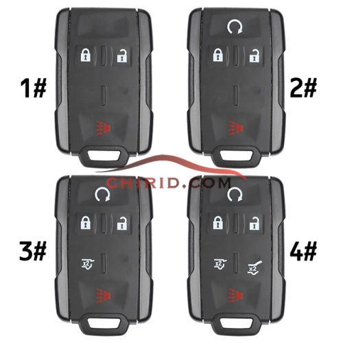 Chevrolet Suburban Tahoe Silverado remote key with 315mhz and black color FCCID:M3N32337100 please choose which button you need?
