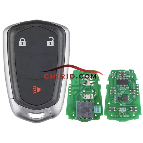 Cadillac  2+1 Buttons 315mhz  keyless-go remote key ID46 chip FCCID:HYQ2AB