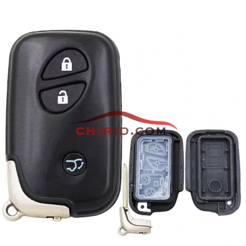 Lexus  3 button remote key shell with SUV button