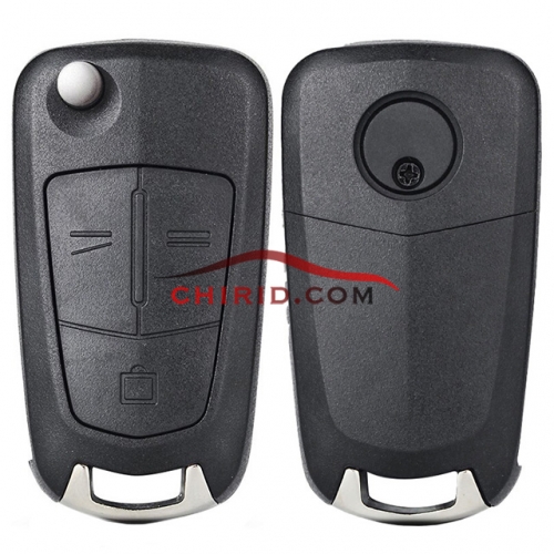 OPEL 3 button flip remote key  with 434mhz with aftermarket PCF7946 chip  for Vectra C