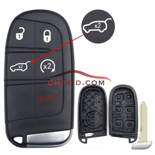 Jeep 4+1 button key shell