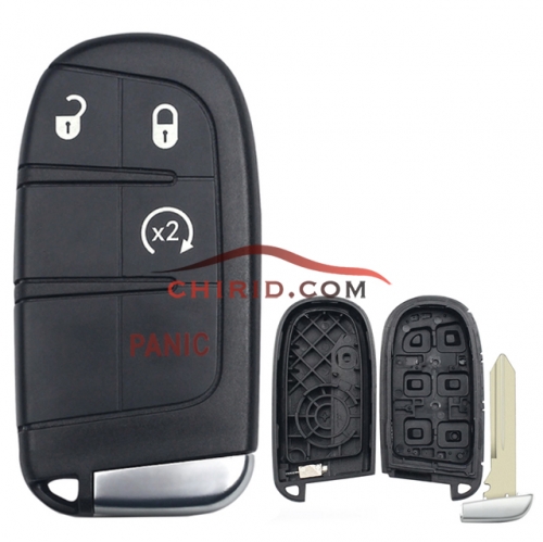 Jeep 3+1 button key shell