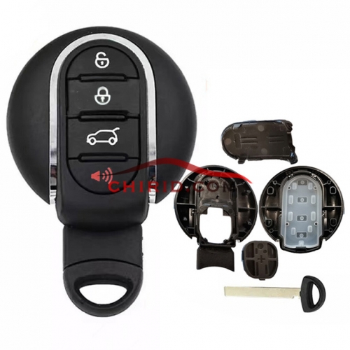 Aftermarket BMW mini 3+1 buttons  key shell no logo