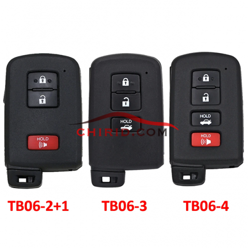 KEYDIY Universal KD 8A Smart Key TB06-2+1 TB06-3 TB06-4 for-Toyota Highlander Land Cruiser FCC ID: 0020 2110 F43 0410 0440 0010