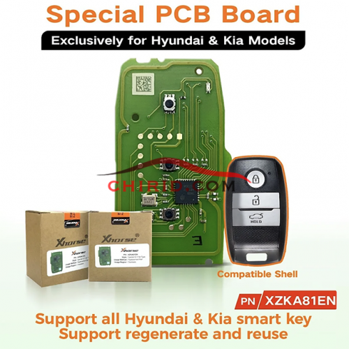 Xhorse XZ Series Kia and Hyundai 3 buttons PCB Boards PN:XZKA81EN
