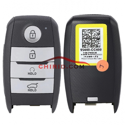 Genuine KIA Sonet 2021 Smart Key Remote 4 Buttons 433 MHz 6A chip FCC ID: MBEC4FOB2006 P/N: 95440-CC400