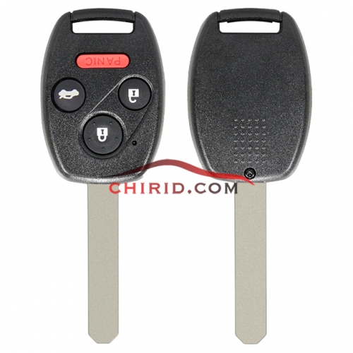 Honda City/ CRV/ Accord/ Fit 3+1 buttons remote key with 46 chip and 433mhz