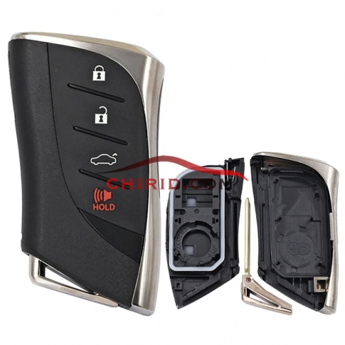 Lexus 3+1 button  remote key shell