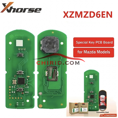 Xhorse VVDI XZ Series Smart Key For Mazda 3 button Support Regenerate Reuse PN:XZMZD6EN