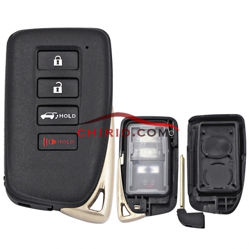 Lexus 3+1 button  remote key shell (SUV buttons)