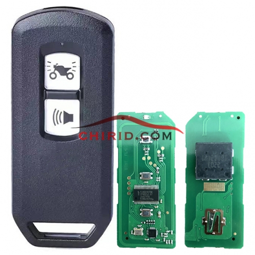 K0R Honda keyless motorcycle 2 buttons remote key with 47 chip and 433mhz