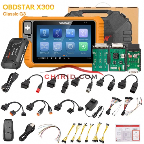 OBDSTAR X300 Classic G3    A1+A2 fully equipped with updated version with 2 years